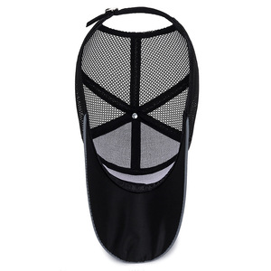 Unisex Mesh Baseball Cap Breathable Sun Protection Summer Outdoor Sports Trucker Hat Polyester Fabric - Product Image 2