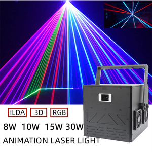 1W-30w gamme complète de lasers offre d'usine Animation <span class=keywords><strong>3D</strong></span> en couleur 8w 10w Rgb projecteur Laser Disco lumière pour scène Bar - Product Image 4