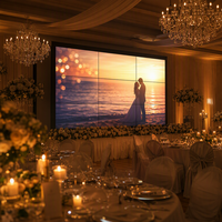 Layar Video Wall Digital Signage LCD Tahan Air 55/46 Inci Paling Populer 2x2/3x3 Layar TV Lebar Indoor HDR10/HDR10+ Garansi 3 Tahun