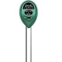 Draagbare tuin- en bloemenvloer pH-meter, boomgaardvloer zonlichttester, kasvloer vochtigheidsdetector, 3-in-1 bodemmeter