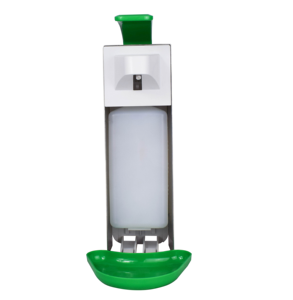 Distributeur de savon manuel en acier inoxydable 500-1 000 ml, bouteille Euro avec levier à long bras pour salle de bain d'hôtel - Product Image 2