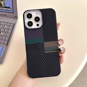 Custodia per telefono Business in fibra di carbonio testurizzata per <span class=keywords><strong>iPhone</strong></span> <span class=keywords><strong>13</strong></span> 14 15 16 17 <span class=keywords><strong>Pro</strong></span> <span class=keywords><strong>Max</strong></span> 17 Air Thin PC glassato magnetico antiurto - Product Image 5