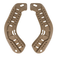 SABADO Combat Nylon Tactique Casque Accessoire Rail kit Rail Latéral avec Longe Vis De Montage Accessoires