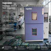 Cámara de Choque Térmico Programable de Dos Zonas con Certificación CE y Protección Multiseguridad