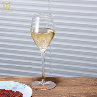 Verre à vin transparent de 9,8 oz, verre à vin rouge et blanc à long pied, verres de dégustation pour Pinot Noir, Chardonnay, dégustation de vins
