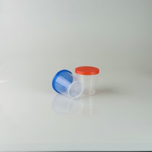 Vaso para Muestras de PP de Alta Transparencia, Resistente a Desgarros, con Tapa de Color, para Control de Salud en el Hogar - Product Image 4