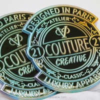 Écussons thermocollants et à coudre personnalisés en usine, badges tactiques pour personnel de sécurité, logo 3D en relief, holographique, arc-en-ciel, TPU, auto-agrippant