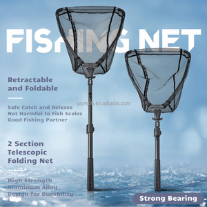 Filet de pêche, filet de pêche flottant, filet de <span class=keywords><strong>kayak</strong></span> avec manche télescopique pliable fixe - Product Image 2