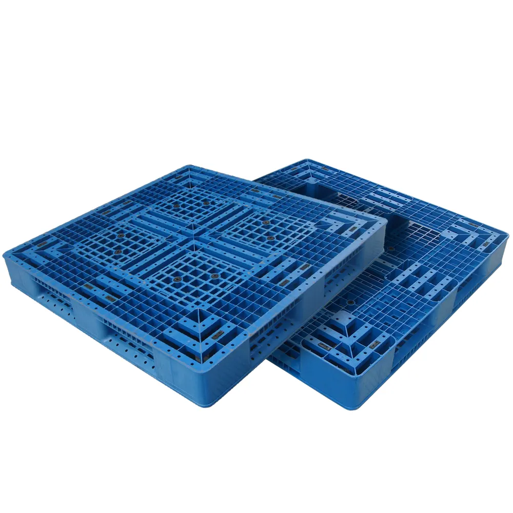 Warehouse Heavy Duty 1200 X 1000mm Hdpe Euro Racking Pallet Double Sided Plastic Pallet