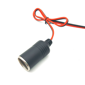 12 فولت ولاعة سجائر كهربائية كابل مقبس نسائي لسيارة دراجة نارية - Product Image 1