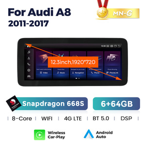 Mekede <span class=keywords><strong>Android</strong></span> Xe Stereo Màn Hình Cảm Ứng 8 Core CPU Snapdragon Qualcomm Màn Hình Chia Chuyển Hướng Xe Cho Audi <span class=keywords><strong>A8</strong></span> D4 2011-2017 - Product Image 6