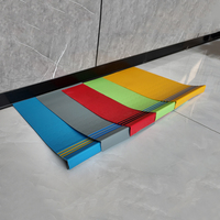 Marchepieds d'escalier en PVC modernes faciles à nettoyer, antidérapants et résistants à l'abrasion pour hôpitaux, cuisines, salles de bain et utilisation extérieure