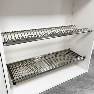 Modern 2-in-1 Kitchen <b>Rack</b> Counter Top Draining Folding <b>Dish</b> <b>Rack</b> Large Capacity Multi-Function Kitchen Counter Top Drain Tablew - Product Image 1