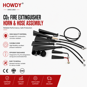 Tuyau d'extincteur en <span class=keywords><strong>PVC</strong></span> de haute qualité pour la lutte contre les incendies, avec raccord M14/M16, pour CO2 - Product Image 4