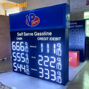 Letrero LED Personalizado para Precios de Gasolina, Pantalla Digital para Gasolinera, <span class=keywords><strong>Control</strong></span> Remoto, IP65 Impermeable, Marco de Aluminio - Product Image 6
