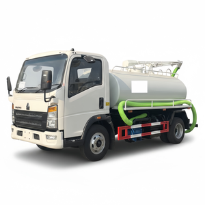 Camión de Succión de Aguas Residuales HOWO de 5000 Litros con Bomba de Vacío a Presión, Fabricado en China, ¡Venta Caliente! - Product Image 1