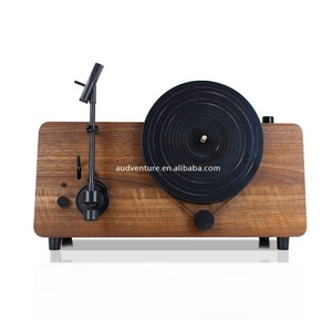 <span class=keywords><strong>Enregistreur</strong></span> nostalgique de couleur en bois, lecteur de musique vintage avec fonction d'enregistrement, <span class=keywords><strong>enregistreur</strong></span> en <span class=keywords><strong>vinyle</strong></span> debout - Product Image 3