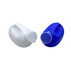 Urinoir pour hommes 2000 ml en plastique portable, design ovale, pour hôpitaux et personnes âgées - Product Image 2