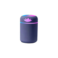 Petit diffuseur d'aromathérapie, mini humidificateur ultrasonique silencieux et coloré en forme de tasse, pour bureau, maison, hôtel, avec lumière d'ambiance USB pour voiture