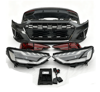 Nuevo Kit de Carrocería Completo de Alta Calidad para Audi A4 S4 B9 2017-2019, Parachoques Delanteros/Traseros, Faros Delanteros, Instalación Fácil con Tornillos, 6 Meses de Garantía
