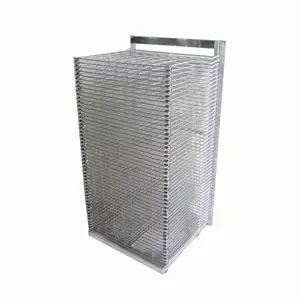 Rejilla de secado de seda inoxidable con revestimiento de polvo galvanizado, alta calidad, Industrial, con 4 ruedas - Product Image 1