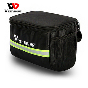 Bolsa Delantera Reflectante Grande para Bicicleta, Cesta para MTB, Bolsa para Tubo de Cuadro, Bolsa para Manillar Delantero de Bicicleta para Ciclismo - Product Image 1