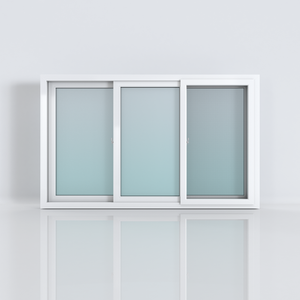 Fenêtre coulissante HOFFEN PRO 180x110 BLANCHE AVEC Moustiquaire, Isolation Acoustique - Product Image 1