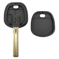 Coque de clé vierge non coupée TOY48 pour remplacement de clés de véhicule, boîtier de clé de voiture avec transpondeur, pièces de rechange universelles pour clés de voiture, sans logo