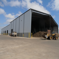 Structure en acier pour entrepôt, vente directe, galvanisation à chaud, cadre anti-corrosion pour un assemblage facile et une construction rapide