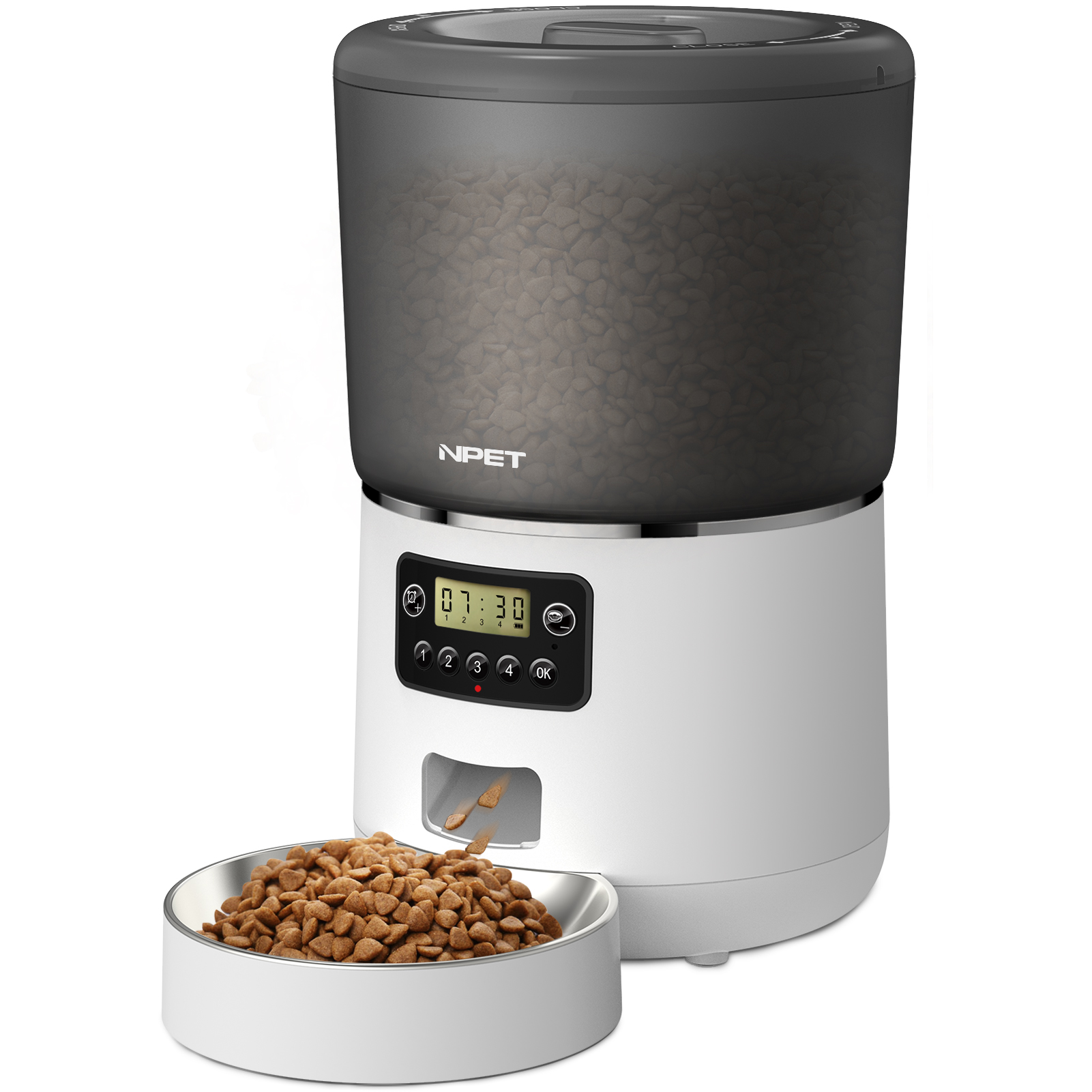 Alimentador automático inteligente, de alta qualidade, inteligente, chip inteligente, 4l, capacidade de alimentação, carregador automático manual