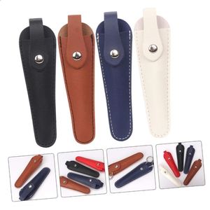 Pu Leather Sheath Durable Scissors Protective Covers Scissor Sleeve for Barber Gift - Product Image 2