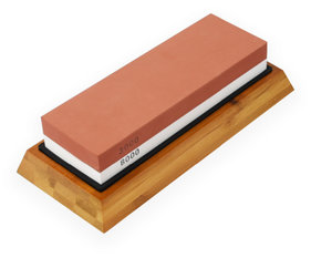 Aiguiseur de couteaux de cuisine en pierre à aiguiser, pierre à aiguiser professionnelle japonaise pour tous les couteaux, pierres à aiguiser en corindon blanc - Product Image 1