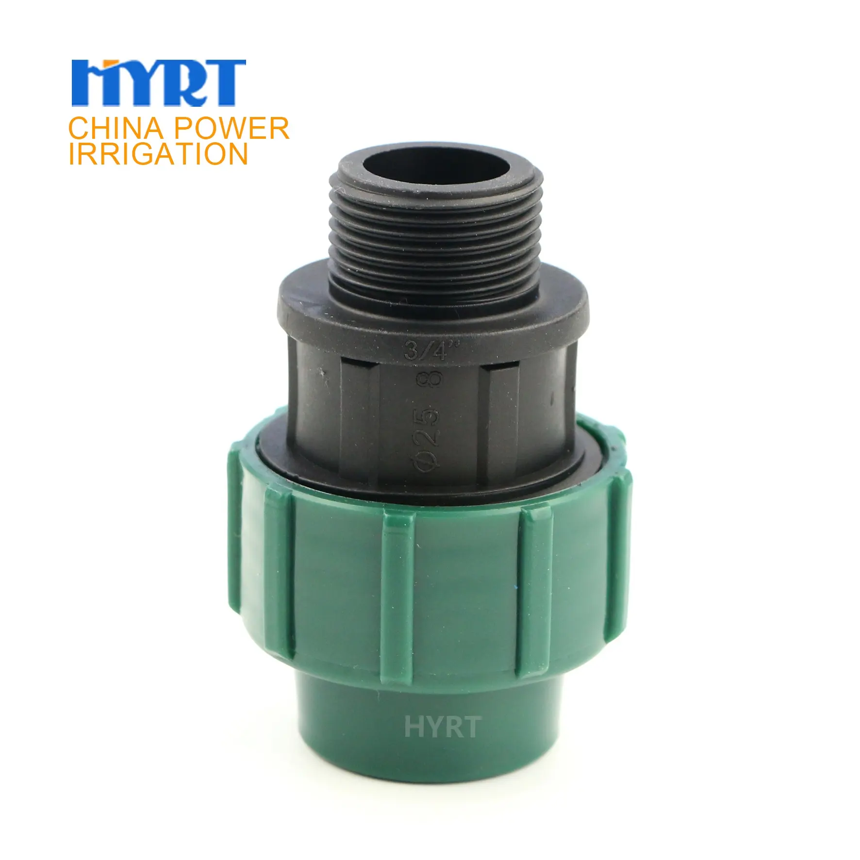 32mm50mm63mm drip irrigation system HDPE compression fitting Drip Irrigation Pipe Fittings for drip system or agriculture sys