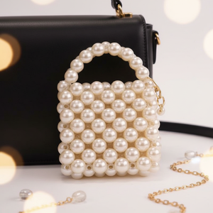 Bomboniere Personalizzate per Matrimonio, Regali per Ospiti, Bomboniere Personalizzate per Addio al Nubilato, Bomboniere Nuziali, Portachiavi con Mini Perle Artificiali in Sacchetto - Product Image 6