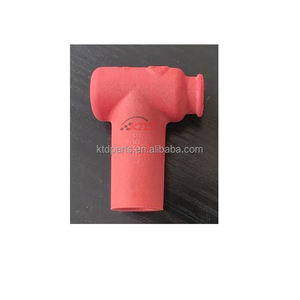 KTD <span class=keywords><strong>couleurs</strong></span> personnalisées LB05EMH bouchon de bougie en caoutchouc rouge résistance résistance silicone couvercle de botte de bougie pour moto - Product Image 1