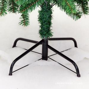 Màu xanh lá cây PE + PVC mix Flock cây nhân tạo Cây giáng sinh với ấm trắng đèn LED với bộ điều khiển giáng sinh trang trí - Product Image 5