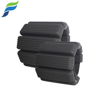 YETFUL Bracelet de fitness en silicone à rayures verticales, plusieurs couleurs macaron, pour poignet et cheville