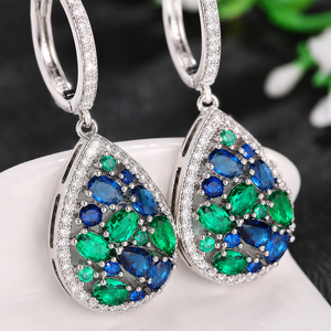 Orecchini a goccia a forma di goccia d'acqua, stile classico, accessori per l'uso quotidiano - Product Image 3