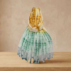 Trendy Women's Viscose Tie Dye Long Chiffon Scarf Soft Handcrafted Summer <b>Shawl</b> Fashion <b>Wrap</b> by Mayuri Creations - Product Image 4