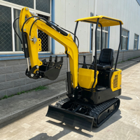 Mini-excavatrice hydraulique sur chenilles personnalisée YUNTU, nouvelle génération, pour travaux en terrassement