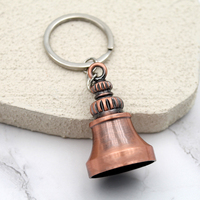 Haute qualité en alliage de Zinc métal moulage sous pression gravé cloche Figurine Style sculpté cloche robinet cloches voiture porte-clés