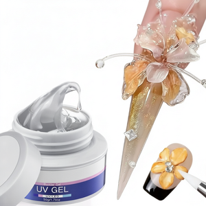 Gel de modelage 3D transparent haute densité pour ongles, non collant, pour extension et sculpture stéréo DIY - Product Image 1