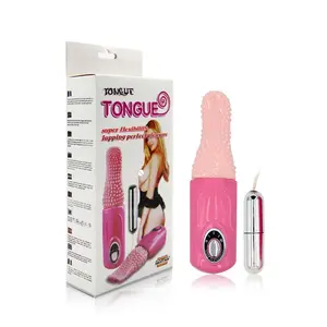 Vrouwelijke Masturbatie Apparaat Krachtige G-spot Tong Stimulator Flexibele Tong Vibrator Speelgoed Voor Vrouw