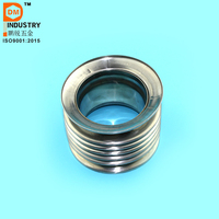 Pipa Fleksibel Knalpot Tahan Suhu Tinggi Berlapis Ganda 2/3/4 Inci, Bellows Fleksibel Stainless Steel, Bellows Fleksibel SS