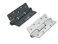 Charnière de porte en bois autofermante à ressort hydraulique en alliage d'aluminium noir mat, norme américaine, 5 pouces, pour porte intérieure