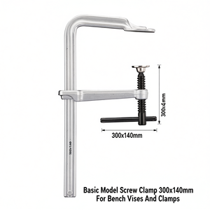 Pince à vis de base Ttake 300x140mm pour établis et serres-joints - Product Image 2