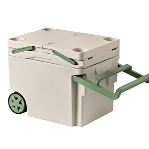 HS nhựa <span class=keywords><strong>Cooler</strong></span> 38L cứng <span class=keywords><strong>Cooler</strong></span> có thể gập lại Ice <span class=keywords><strong>Cooler</strong></span> bảng CHILL ngực với bánh xe cho ngoài trời cắm trại thể thao Băng hộp - Product Image 2