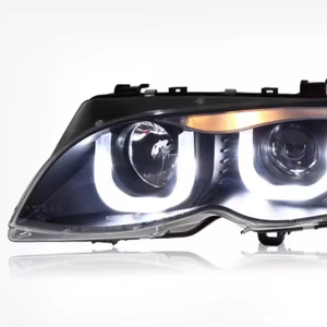 Phare avant LED YLA pour BMW E46 (2002-2006) – Modèles <span class=keywords><strong>320i</strong></span>, 318i, 323i, 325i – Xénon, DRL, Projecteur, Clignotant - Product Image 1