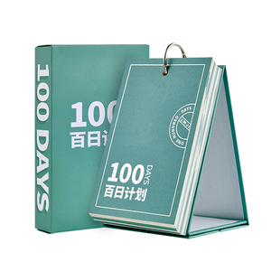 Tuỳ Chỉnh Loose Leaf Snap Ring <span class=keywords><strong>Calender</strong></span> 365 Ngày Lều Hàng Tháng Bảng Lịch In Ấn - Product Image 4