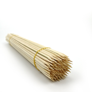 36 pouces bambou <span class=keywords><strong>brochette</strong></span> pics de bambou pagaie brochettes barbecue faisant 25cm 60cm 90cm - Product Image 3